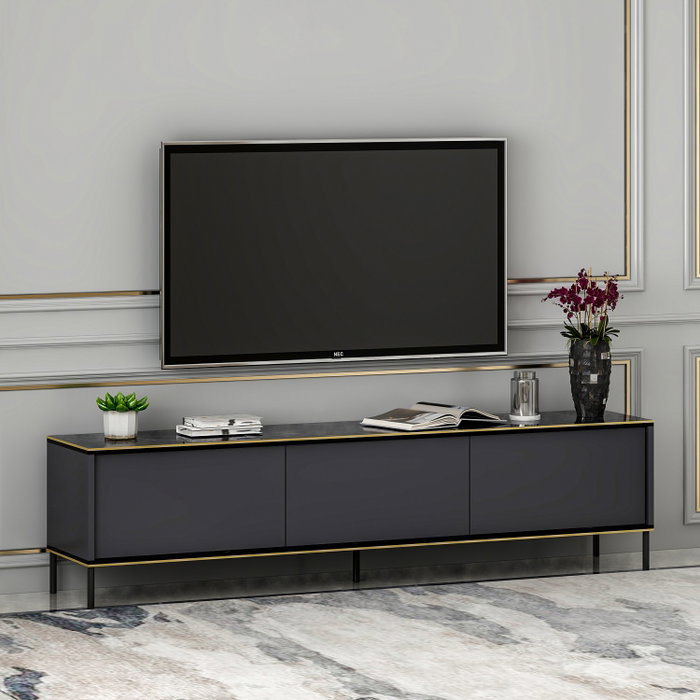 Hanah Home Soporte para TV Imaj - Antracita Hanah Home Soporte para TV Imaj - Antracita
